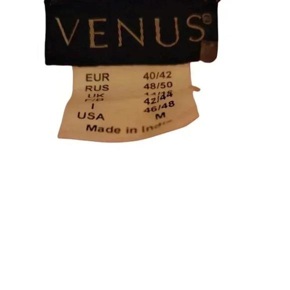 Venus Long Sleeve Orange T -Shirt with Button Trim Med - Picture 6 of 6